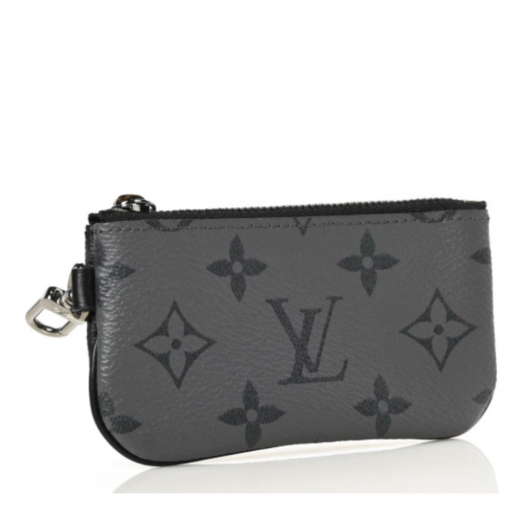 Louis Vuitton Gray Key & Card Holder Monogram